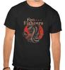 Foo Fighters Rockmusik Logo Schwarzes T-Shirt 1187100 Handgemacht