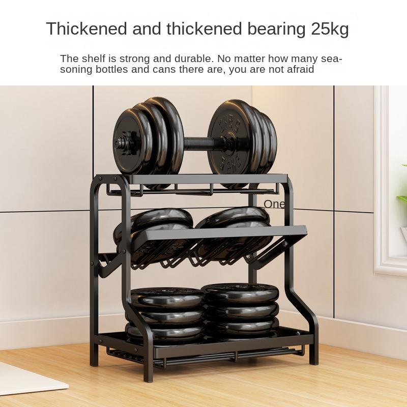 Spice Rack Organizer Three Layers Multifunctional Storage Tray For Seasonings And Spices Jar Cans For Kitchen Rack Storage Box