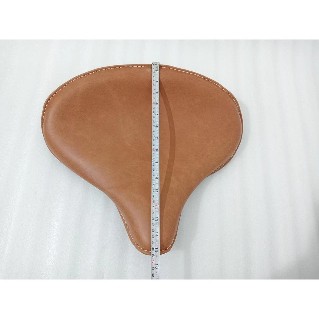 Genuine Leather HARLEY WLA WLC VL UL EL WL KNUCKLEHEAD SOLO SEAT FLATHEAD BROWN