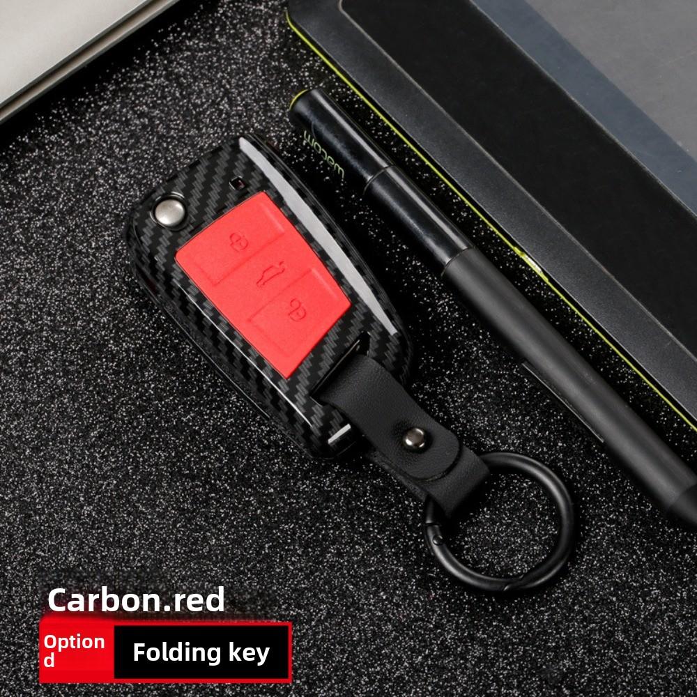 For VW Key Case for Magotan Passat Tiguan L Touareg Golf T-Roc Sagitar Car Keys Holder