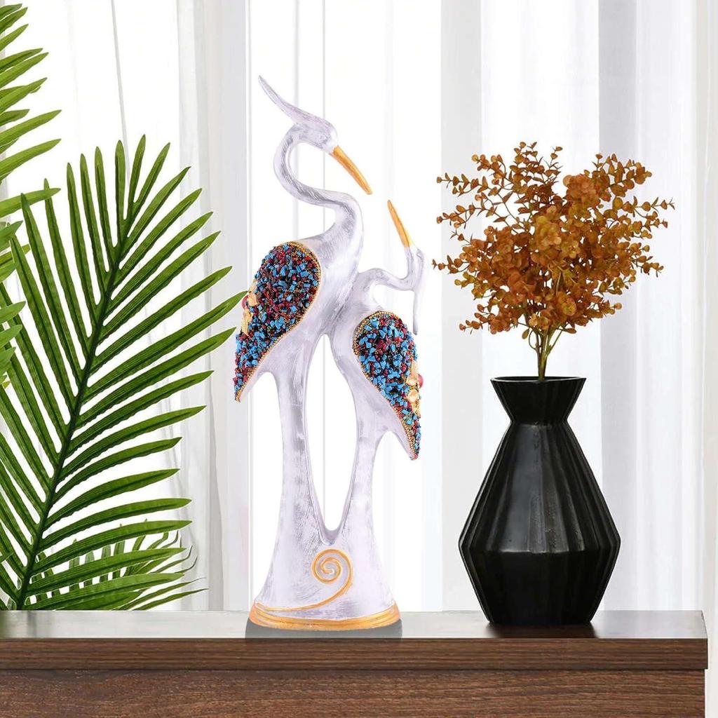 Good Luck White Swan Home Decor Showpiece, Idols, Figurine for Home Office Decor| Gift Item