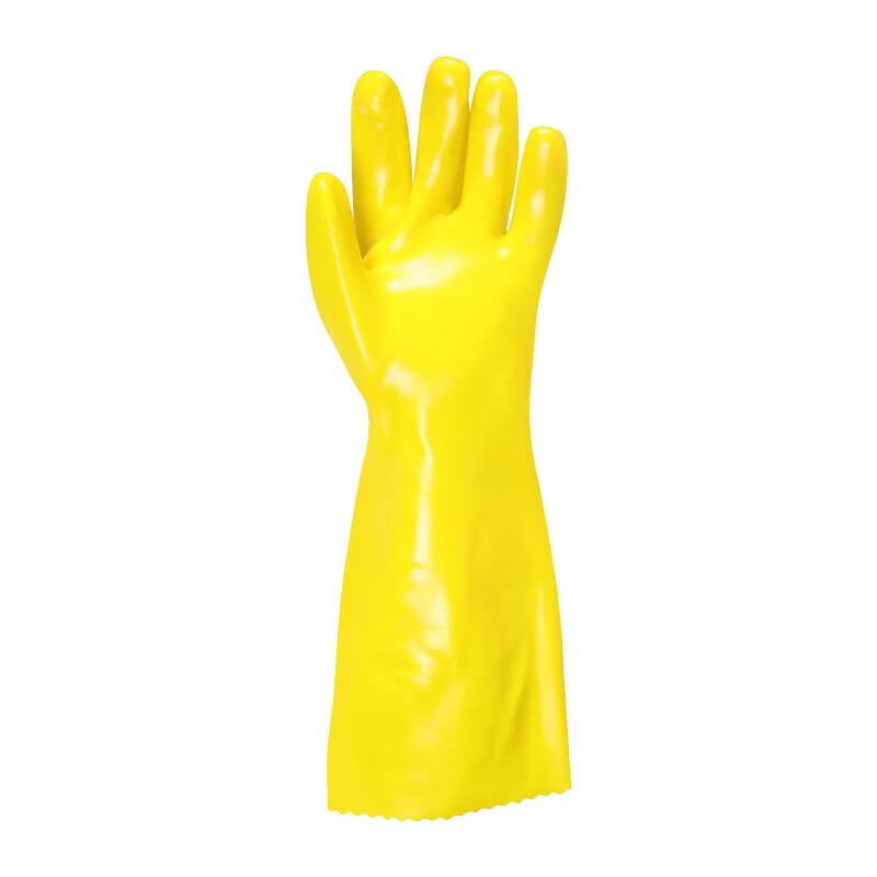 Industrial PVC Coated Chemical Resistant Gloves