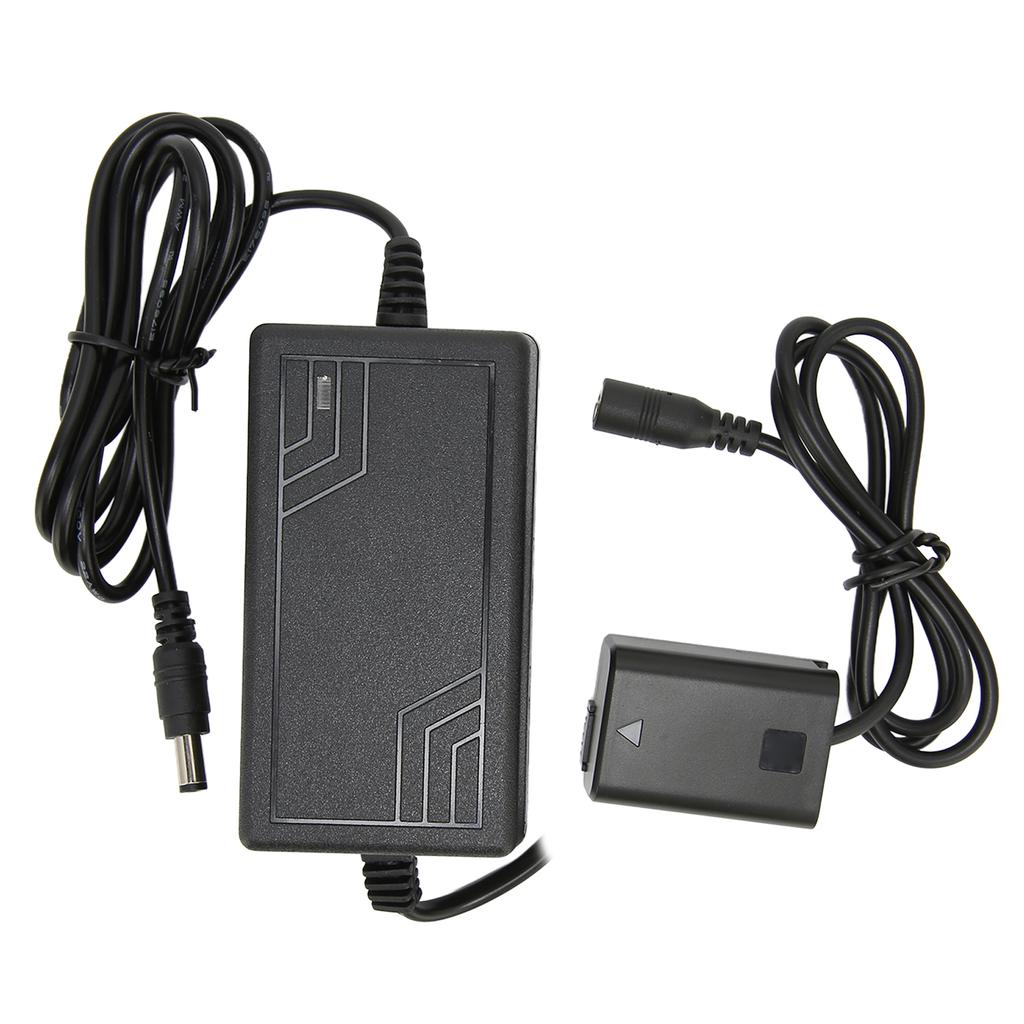 FW50 DC Coupler AC Power Adapter Supply Kit for Sony A7 A7r2 A7m2 A7S2 A6300 A6000 A5000 A5100 100‑240VUS Plug