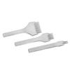 White Steel 2 5 10 Punch Prong Tool Set Lacing Stitching Chisel Set for Leather Crafts