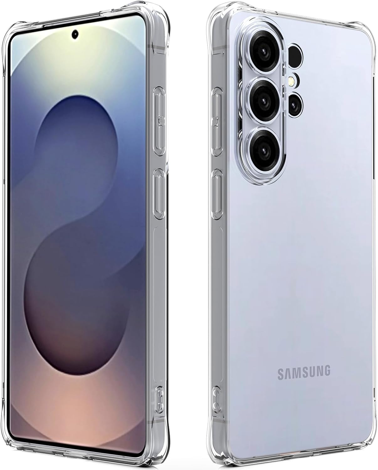 

for Galaxy S26 S25 Ultra Case Clear Reinforced Corners TPU Shock-Absorption Flexible for Samsung Galaxy S26 Ultra Phone Case For Samsung S26