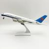 1/240 Scale Aircraft Model Kit 30cm China Southern Airways A380 Miniature Airplane Plane (With Stand) Aviation Toys for Boys