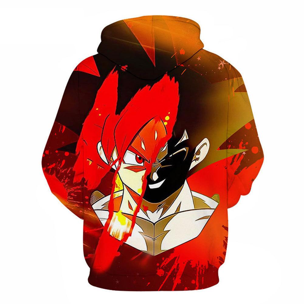 10 Colors Dragon Ball Anime Hoodie Harajuku Pullover Tops Women Men Sweatshirts New Cartoon Printed Long Sleeve Fashion Female Cosplay Streetwear