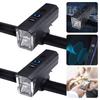 Bicycle Front Light Bike Flashlight Rechargeable Bicycle Head Light Automatic Sensor Bicycle Headlight Cycling Accessories