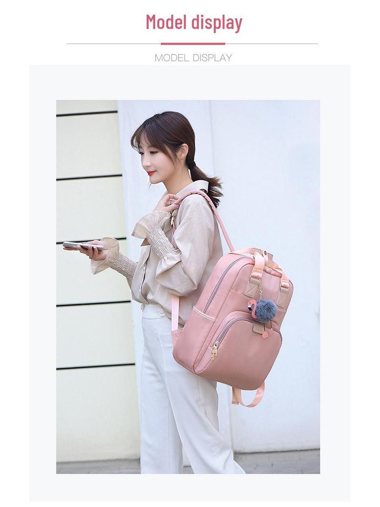 Fashionable Waterproof USB Laptop Backpack for 14-15.6 Inch, Unisex, Large Capacity