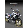 1/9 Scale BMW R1250 GS Adventure Alloy Diecast Metal Model Motorcycle Sound & Light Model Toy Gift with Boyfriend Children Present Kid