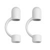 FONKEN 4/2/1PCS Anti-lost Pencil Cap Protective Cover for Aple iPencil 1st Gen Soft Silicone Stylus Pen Protector Holder