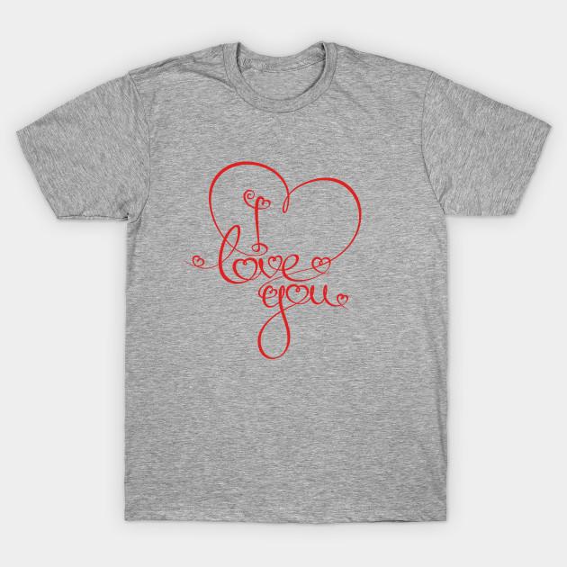 

Unisex Fashion TShirt I Love You Print TShirt Plus Size S-5XL T-Shirt 100%Cotton Tops O Neck Short Sleeve Tees S серый