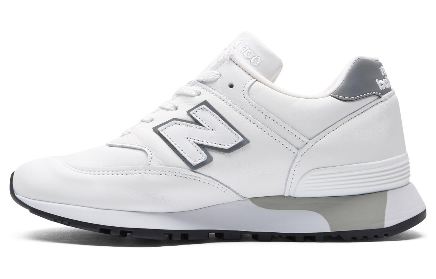 

New Balance NB 576 Шкіряні Стійкі до стирання Дихаючі Низькі Повсякденні Кросівки для Бігу Жіночі Біло-Сірі W576WWL 36
