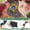 33FT Landscape Edging Kit, Garden Edging Coil Comes with 30 Pcs Spikes, No Dig Lawn Border Design
