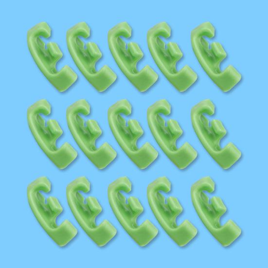 15 szt. Giętarka do roślin wielokrotnego użytku oszczędzająca wysiłek plastikowe gałęzie roślin klips do gięcia na podwórku