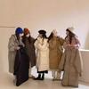 Down Jacket Women's Medium and Long Hooded Thickened Large Size Loose Quilt Winter White Duck Down Threaded Cuff Jacket