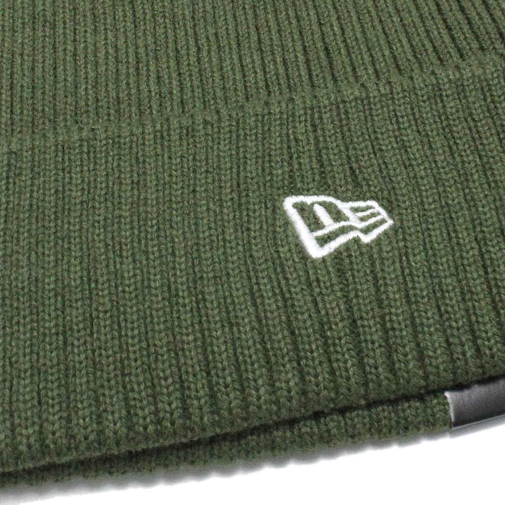 [New Era] MILITARY PATCH MILITARY KNIT CAP, Army Green