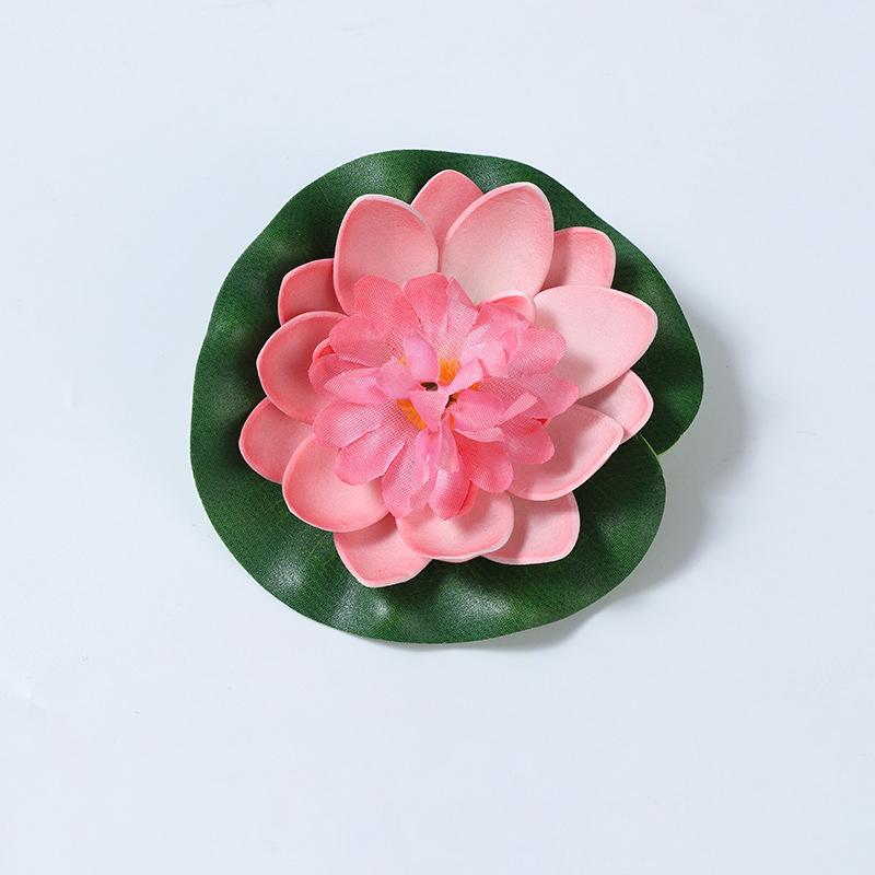 3/5Pcs Artificial Floating Foam Lotus Pond Decoration Water Lily Eternal Lotus Lotus Leaf Home Room Decoration Fish Pond Decor