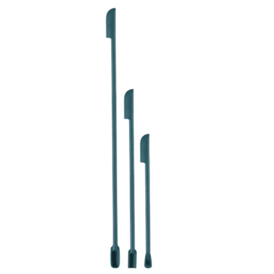 3 ks/sada špachtle na zavařování s dvojitou hlavou škrabací design Flexibilní mini opakovaně použitelná škrabka na hluboké láhve pro pekařství