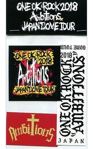 ONE OK ROCK 2018 AMBITIONS JAPAN DOME TOUR Merchandise Sticker Set