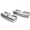 AQIMY Motorcycle Spark Plug Head Bolt Cover Aluminum Harley Softail Dyna Chrome