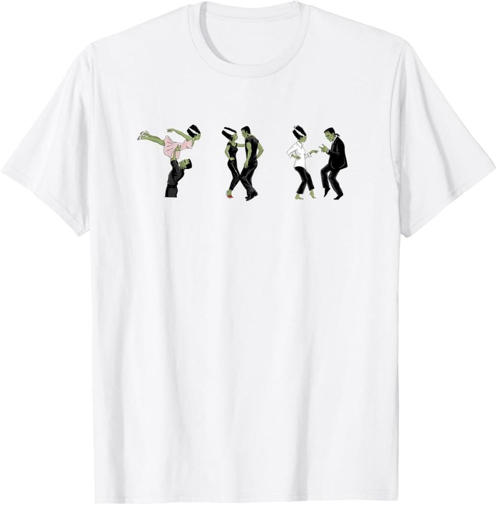 Frankenstein & Bride Dancing - Retro Romance T-Shirt Unisex T-Shirt XXXL