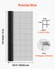VEVOR Hardware Cloth 183cm x 15.2m, 1/2 in 19 Gauge Galvanized Wire Mesh Roll, Weather-Resistant Vinyl Coated Chicken Wire Fencing
