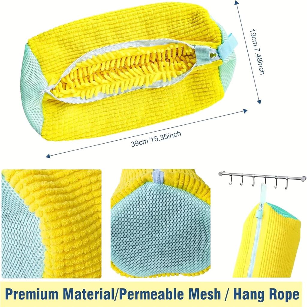 Shoe Washing Machine Bag Laundry For Washer And Dryer Reusable for All Shoe Types And Sizes