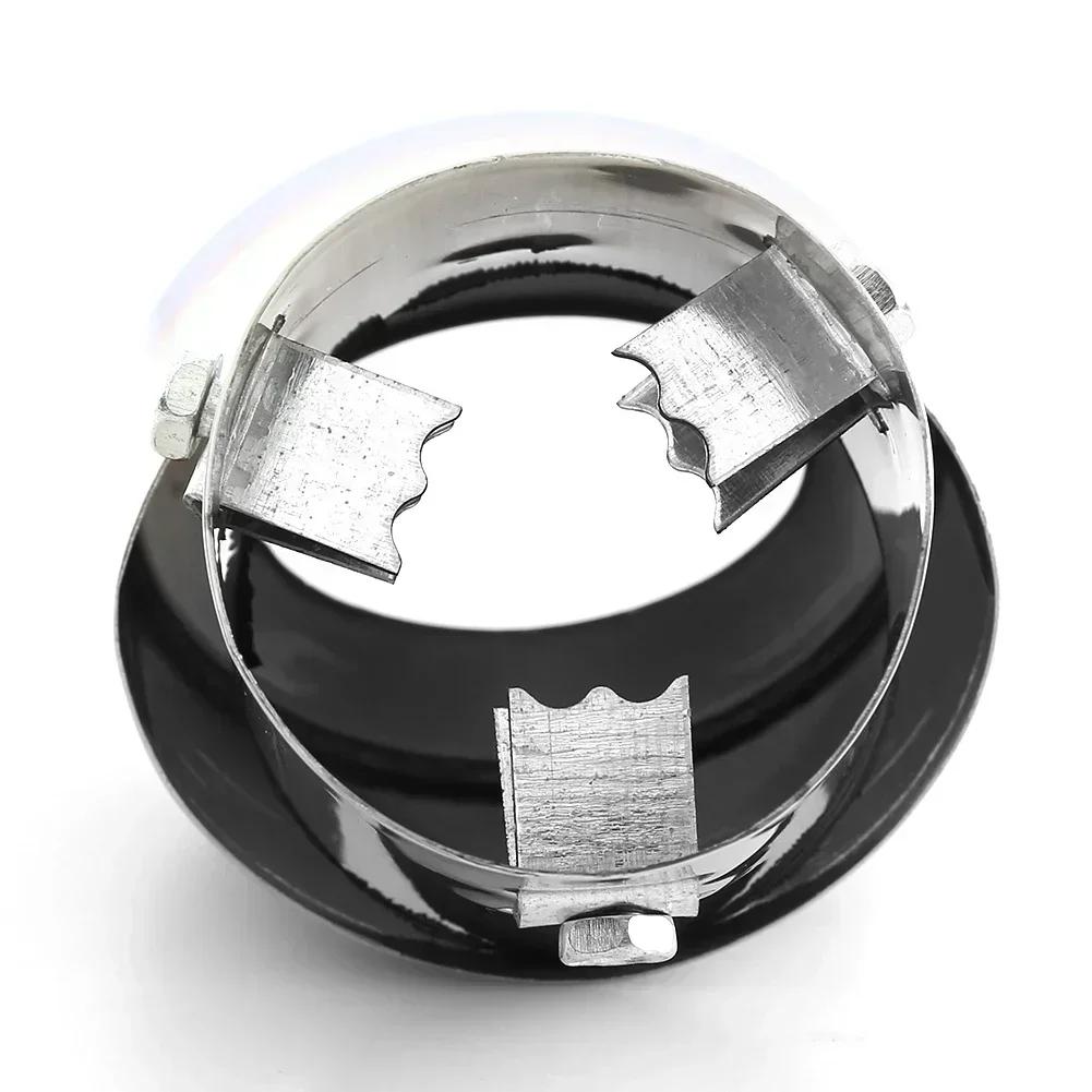 Car Exhaust Muffler Tip Single/double Outlet Round Stainless Steel Car Rear Chrome Round Exhaust Pipe Tail Muffler Tip Tube