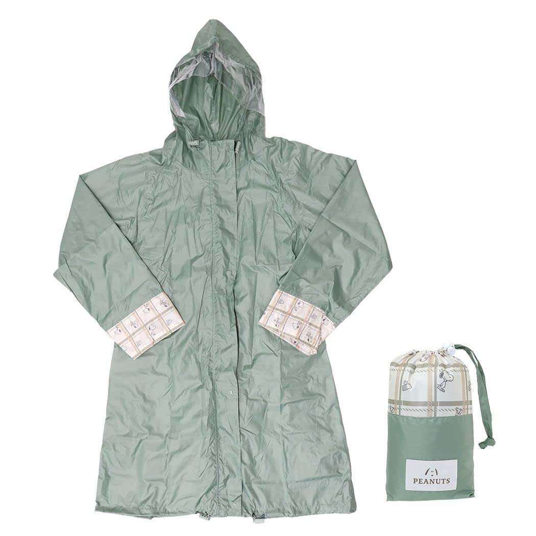 

Дождевик-пончо Snoopy Rainwear Check светло-зеленый [Kamio Япония] светло-зеленый