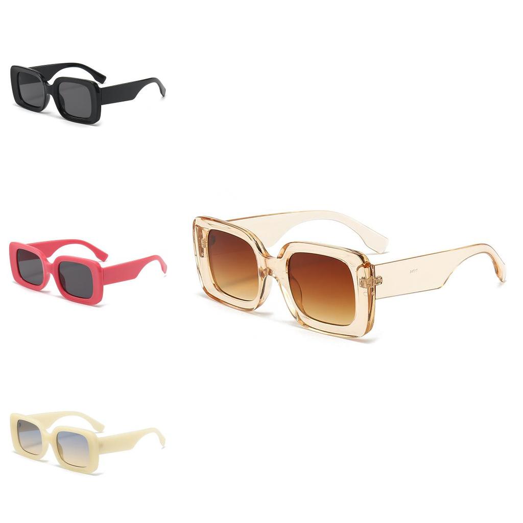 Elegant Feeling Highend Womens Square Frame Sunglasses Retro Style Glasses Sun