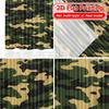 Stampa Piatta Camo Stampa Celebrativa Chic Tende Poliestere Versatile Tutto Perfetto Camera da Letto Varie Soggiorno Set di 2 Realizzato Decorazione