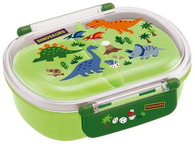Antibacterial Lunch Dinosaur Made In Children's Box, 360ml, Design, Japan, QAF2BAAG-A