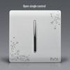 Decorative Wall Socket & Switch Module - Five-Hole Household Power Panel