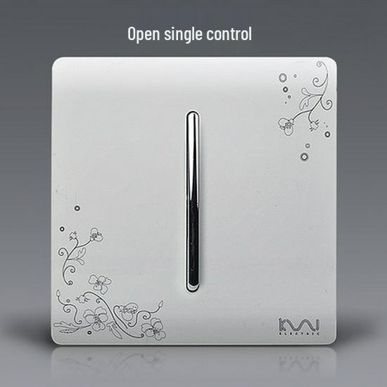 Decorative Wall Socket & Switch Module - Five-Hole Household Power Panel