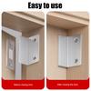 1 Set Ultra Thin Magnetic Door Catch Heavy Duty Stainless Steel Cabinet Door Magnet Adhesive Kitchen Closet Cupboard Drawer Magnetic Latch