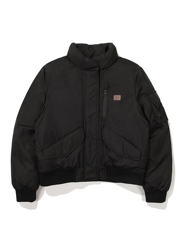 Bbc Earth Poly Duespo Lightweight Mid-Length Ball-Padded Jumper_Black