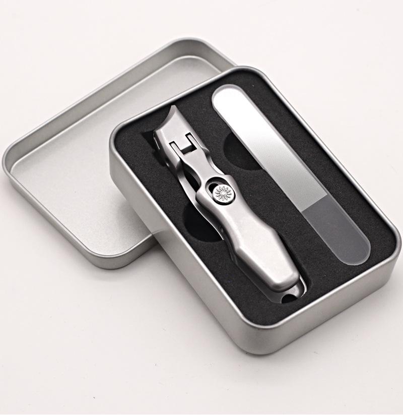German Stainless Steel Slant-Mouth Nail Clippers & Scissors Set