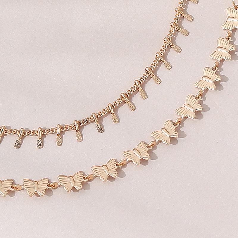 Accessories American style beach anklet hip hop butterfly niche design anklet Simian style beach foot accessories