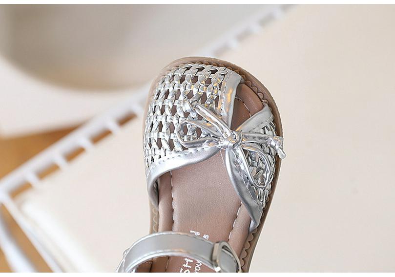Girls' Summer 2026 Best-Selling Woven Mesh Princess Sandals