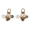 Big Hearts Metal Heart Keychain Metal Fittings Fashion Zinc Zinc Alloy Keychains Metal Heart Keyring  Girls
