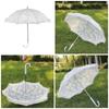 Elegant Lace Parasol for Wedding and Theme Party Dressingup Flower Pattern Craft Umbrella Props Photography Accessories