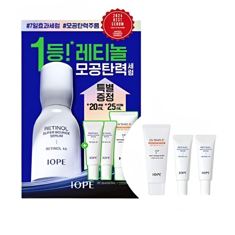 

[IOPE] Retinol Super Bounce Serum 50 ml (30 ml + 20 ml + Sun Protector 20 ml)