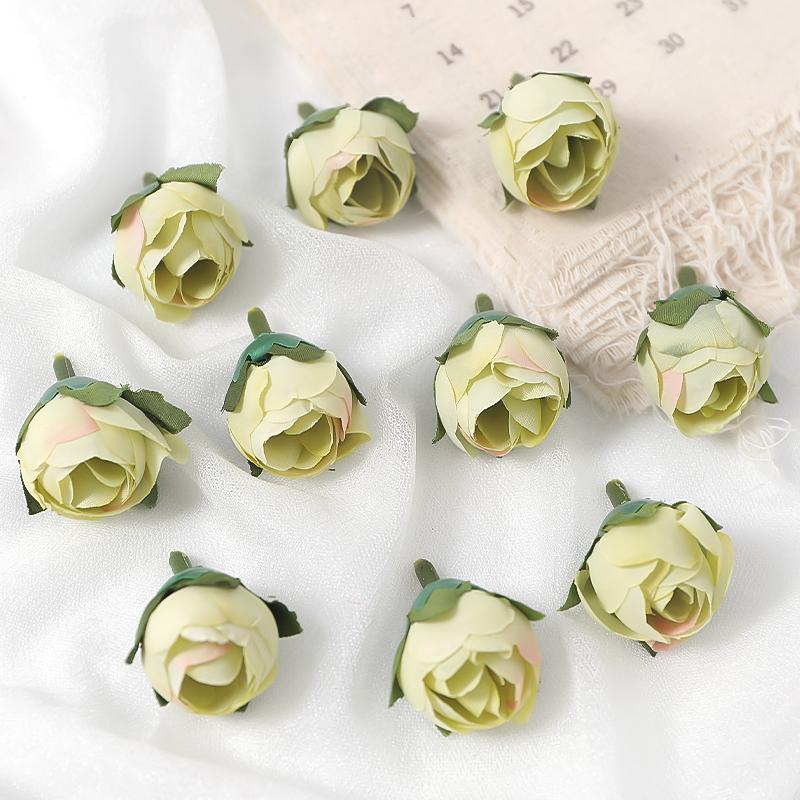 10/30Pcs Rose Artificial Flowers Head Silk Fake Flowers For Home Room Decor Party Table Wedding Decoration DIY Wreath Accessorie