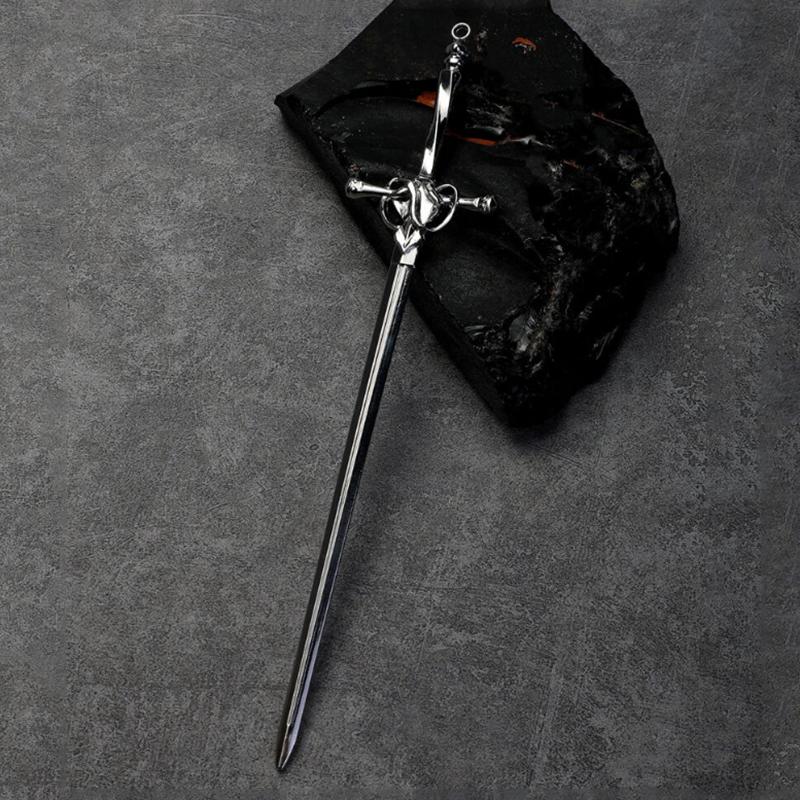 1pc Punk Metal Sword Hair Accessory Chinese Minimalist Hair Stick Diy Hairstyle Design Tool Accessory Women's Hair Clip Hairpin