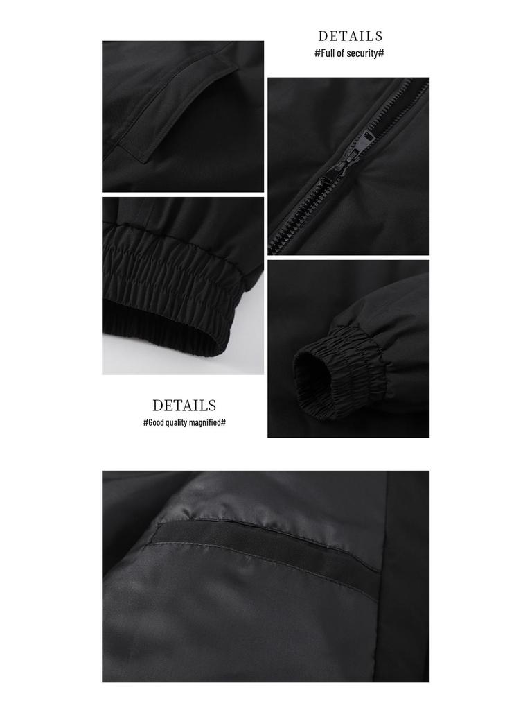 Hot Trendy Men's Winter Cotton Stand Collar Jacket - Casual Loose Fit Warm Outerwear for Couples