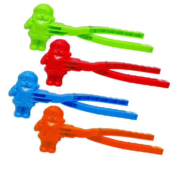 Cats Bear Penguin Santa Claus Winter Snow Mold Snowball Maker Clip Kids Toy