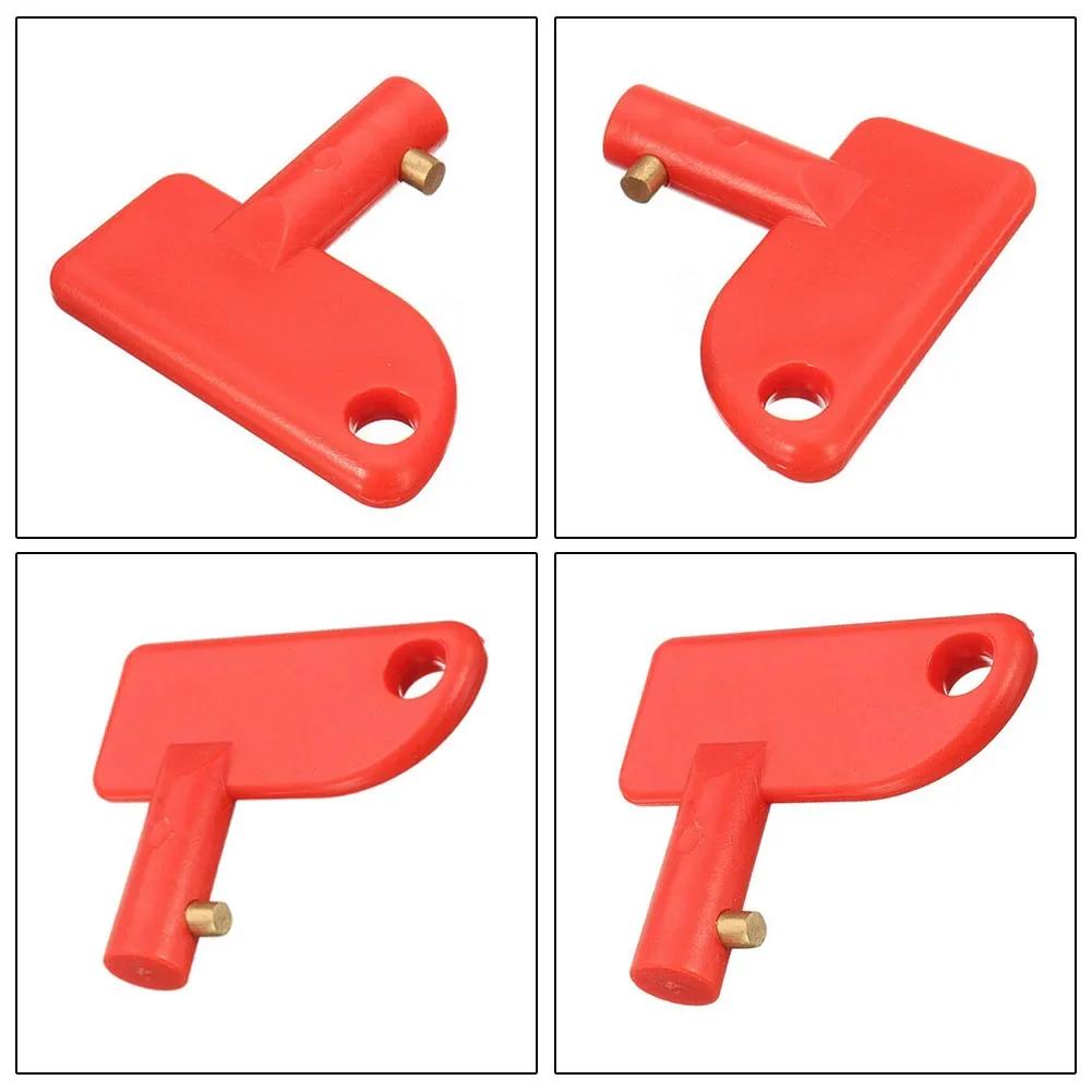 5Pcs Plastic Spare Keys Battery Cut Off Kill Isolator Switch Spare Keys Auto Boat Marine Cut Off Switch Key Car Accessorie