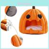 High-quality Soft Crystal Velvet Pumpkin House Bed For Pet Warmth And Comfort