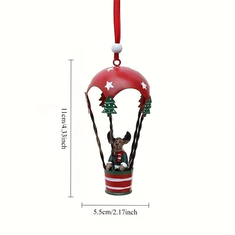 Christmas Tree Decorations, Christmas Hot Air Balloons, Parachute Pendants, Creative Christmas Decorations, Christmas Tree Pendants
